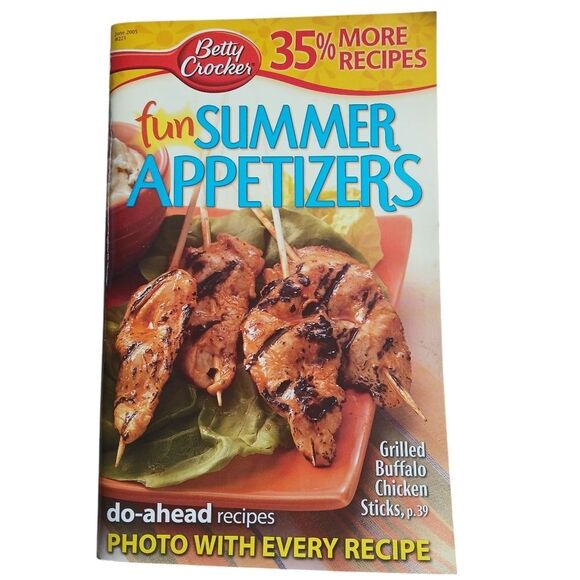 Betty Crocker Fun Summer Appetizers Cookbook Magazine Photo Recipes 2005 - Picture 1 of 8